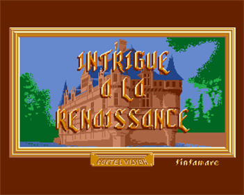 Intrigue à la Renaissance - Screenshot - Game Title Image