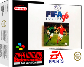 FIFA 96 Soccer - Box - 3D Image