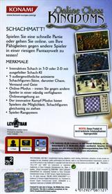 Online Chess Kingdoms - Box - Back Image