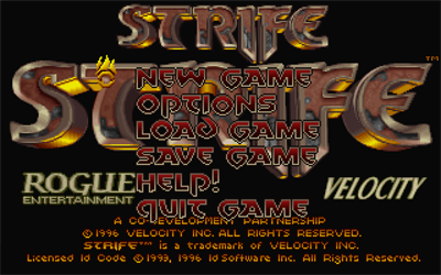 Strife - Screenshot - Game Title Image