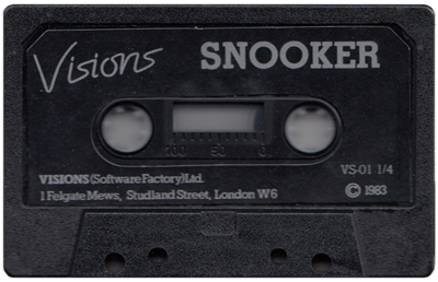 Snooker (Visions) - Cart - Front Image