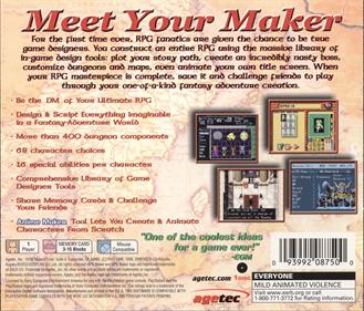 RPG Maker - Box - Back Image