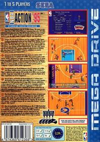 NBA Action '95 Starring David Robinson - Box - Back Image