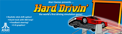Hard Drivin' - Arcade - Marquee Image