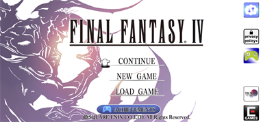 Final Fantasy IV - Screenshot - Game Title Image