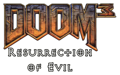 DOOM 3: Resurrection of Evil - Clear Logo Image