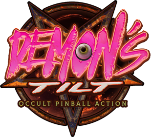 Demon's Tilt: Occult Pinball Action - Clear Logo Image