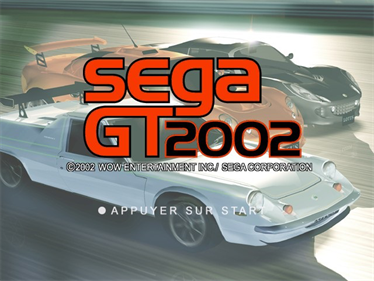 Sega GT 2002 - Screenshot - Game Title