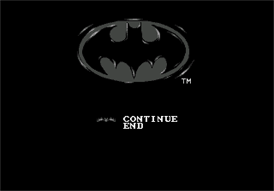 Batman Returns - Screenshot - Game Over Image