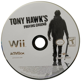 Tony Hawk's Proving Ground - Disc Image