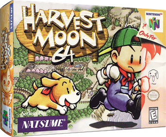 Harvest Moon 64 - Box - 3D Image