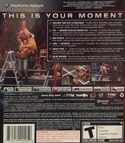 WWE SmackDown vs. Raw 2011 - Box - Back Image