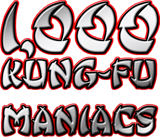 1,000 Kung-Fu Maniacs - Clear Logo Image