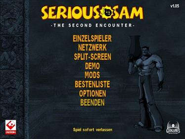Serious Sam: The Second Encounter - Screenshot - Game Title Image