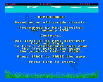 Depthcharge (Neil Strotton) - Screenshot - Game Title Image