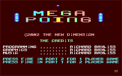 Mega Poing - Screenshot - Game Title Image