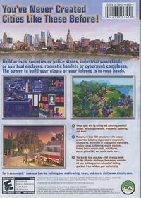 SimCity Societies: Destinations - Box - Back Image