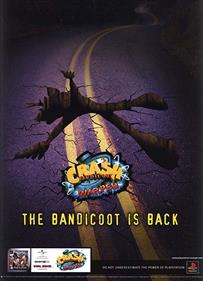 Crash Bandicoot: Warped - Advertisement Flyer - Front Image