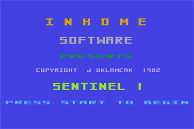 Sentinel One - Screenshot - Game Title Image