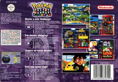 Pokémon Puzzle League - Box - Back Image