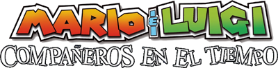 Mario & Luigi: Partners in Time - Clear Logo Image