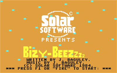 Bizy-BeeZZzz - Screenshot - Game Title Image
