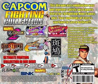 Capcom Fighting Collection - Box - Back Image