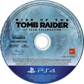 Rise of the Tomb Raider: 20 Year Celebration - Disc Image