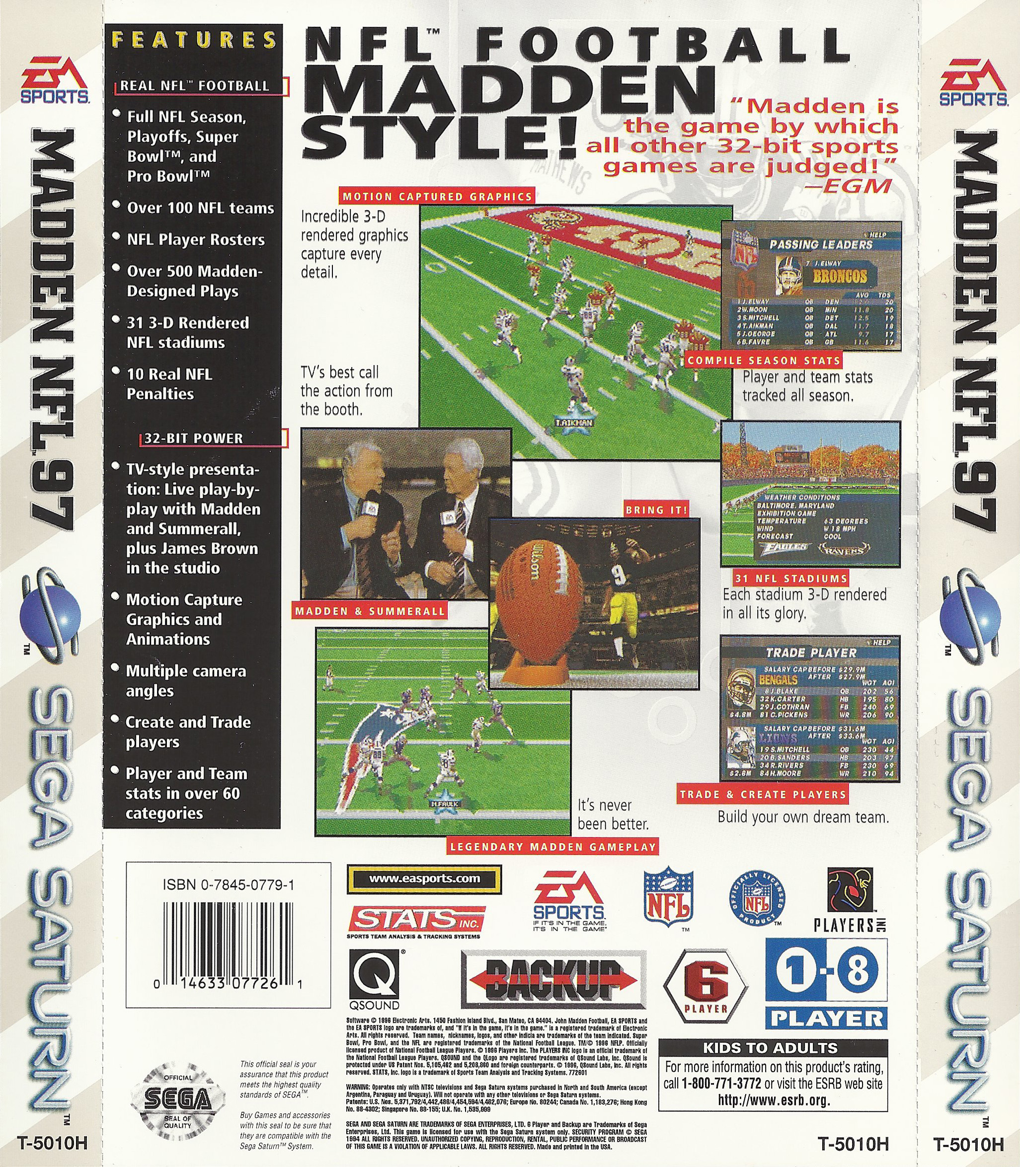 Madden NFL 97 Images - LaunchBox Games Database