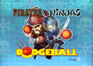 Pirates vs Ninjas Dodgeball - Screenshot - Game Title Image