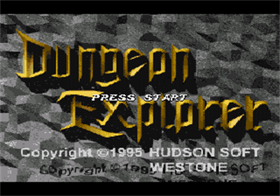 Dungeon Explorer - Screenshot - Game Title Image