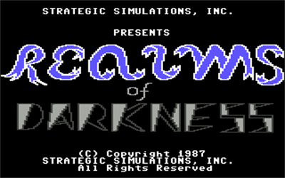 Realms of Darkness - Screenshot - Game Title Image