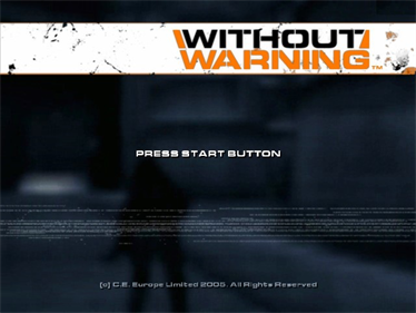 Without Warning - Screenshot - Game Title Image