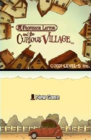 Professor Layton and the Curious Village - Screenshot - Game Title Image