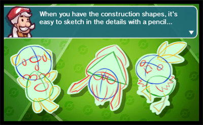 Pokémon Art Academy - Screenshot - Gameplay Image