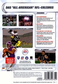 Madden NFL 2002 - Box - Back Image