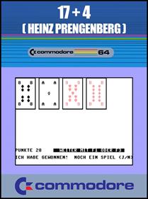 17 + 4 (Heinz Prengenberg) - Fanart - Box - Front Image