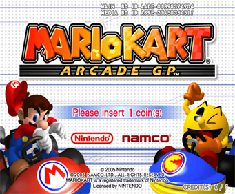 Mario Kart Arcade GP - Screenshot - Game Title Image