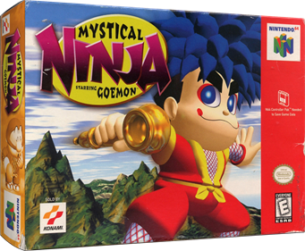 Mystical Ninja Starring Goemon - Box - 3D Image