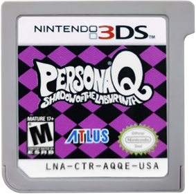 Persona Q: Shadow of the Labyrinth - Cart - Front Image