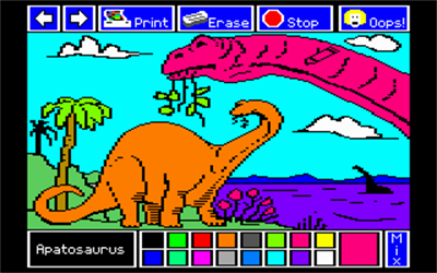 Electric Crayon Deluxe: Dinosaurs Are Forever - Screenshot - Gameplay Image