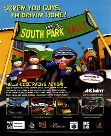 South Park Rally - Advertisement Flyer - Front Image