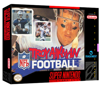 Troy Aikman NFL Football - Box - 3D Image