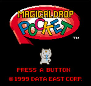 Magical Drop Pocket - Screenshot - Game Title Image
