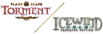 Planescape: Torment and Icewind Dale: Enhanced Editions - Clear Logo Image