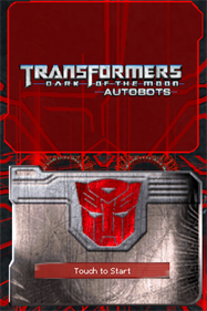 Transformers: Dark of the Moon: Autobots - Screenshot - Game Title Image