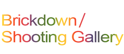 Brickdown / Shooting Gallery - Clear Logo Image