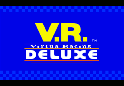 Virtua Racing Deluxe - Screenshot - Game Title Image
