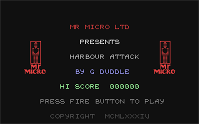 Harbour Attack - Screenshot - Game Title Image