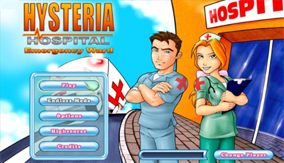 Hysteria Hospital: Emergency Ward - Screenshot - Game Title Image